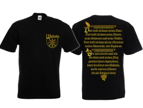 T-Hemd - Walhalla - Brust klein - gold