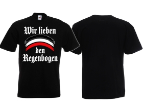 T-Hemd - Wir lieben den Regenbogen