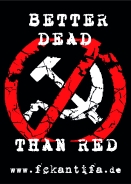 Better dead than red - Aufkleber Paket 10 Stück