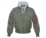 Jacke - CI Kapuzen "MA1" Jacke - oliv