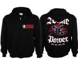 Frauen Kapuzenjacke - White Power - Motiv 2 - Südstaaten