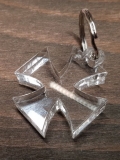 Schlüsselanhänger - Eisernes Kreuz - transparent