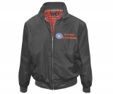 Harrington Jacke - bestickt - Division Deutschland - castlerock-grau